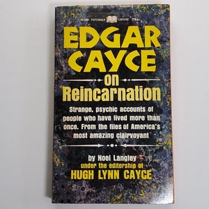 Edgar Cayce on Reincarnation by Noel Langley 1967 Paperback Library Edition - Imagen 1 de 6