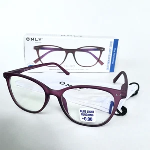 ONLY Eyewear Blue Light Blocking Premium Glasses Performer +0.0 Microfiber Case - Picture 1 of 4