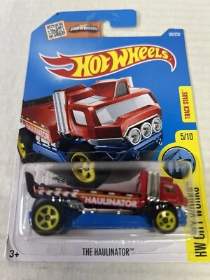 Camión de remolque Hot Wheels HW City Works Haulinator 5/10 ROJO AZUL 170/250 Showdown Foto 1 de 4