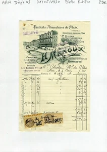 Dépt 03 - Montluçon 43 Bld de Courtais - Belle Entête Commerce Alimentaire 1930 - Bild 1 von 1