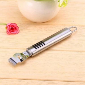 Stainless Steel Lemon Lime Orange Peeler Fruit Zester Citrus Scraper - Picture 1 of 7