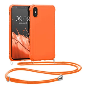 Crossbody Case for Apple iPhone X with Neck Lanyard Strap - Picture 1 of 8
