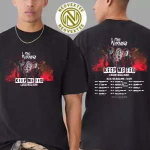 The Warning Band Keep Me Fed World Tour 2025 Usa Two Sides T-Shirt - Picture 1 of 3
