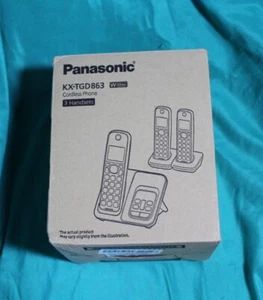 Panasonic KX-TGD863 Bluetooth Phone System White - Picture 1 of 6