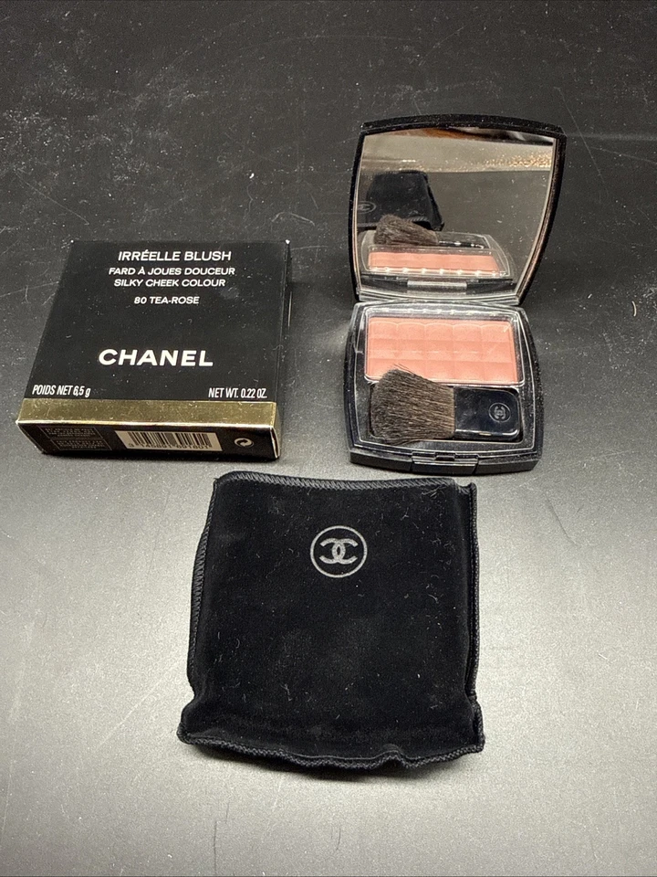 Rubor Chanel color mejilla sedoso - tono 80 rosa té - sin usar - 0,22 oz Foto 1 de 4