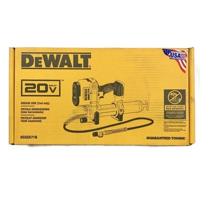 DEWALT DCGG571B 20V MAX 无绳 10,000-PSI 42 英寸软管润滑脂枪仅限工具 — 第 1/4 张图片