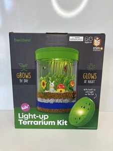 Light-up Terrarium Kit for Kids with LED Light on Lid - STEM SCIENCE - Picture 1 of 5