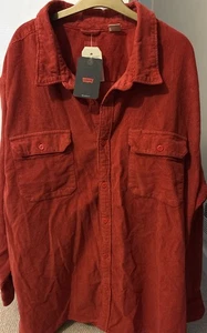 Levi’s Burnt Orange Corduroy Shirt New Tagged Men’s 3XL - Picture 1 of 3