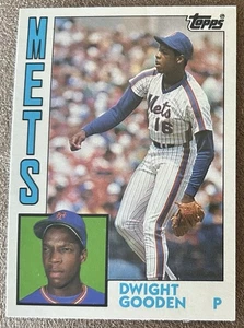 1984 Topps Traded Dwight Gooden #42T EX-MT NY Mets Rookie RC (very light wrinkle - Picture 1 of 5