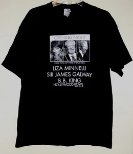 B.B. King Liza Minnelli Concert Shirt Hollywood Bowl 2008 Part Of Your Life X-LG - Picture 1 of 3
