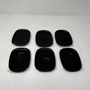 12 ALESSI für Delta lange asiatische Teller schwarz oval Dessert/Sushi, Brot 044207703 - Bild 1 von 5