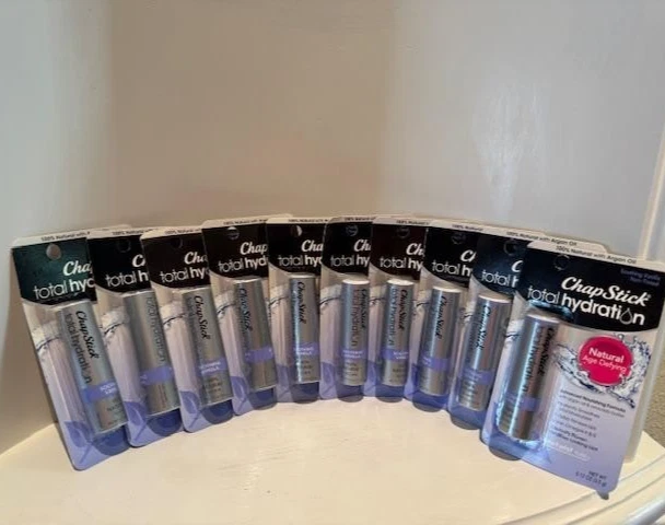 Lote de 10 Chapstick Hidratación Natural Desafía la Edad Calmante Vainilla Cuidado Labial-Rápido Foto 1 de 1