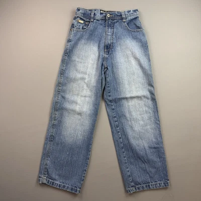 Jeans Southpole Vintage Niños 12 26x25 Denim Sueltos Pestaña Dorada Hip Hop Y2K Foto 1 de 4