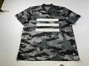 2019 Adidas Digital Camo Print Men's Tango 3 Stripes Soccer Jersey Medium - Picture 1 of 6