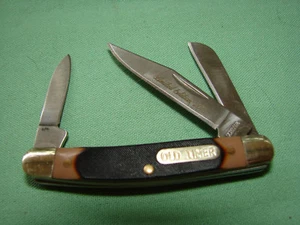 SCHRADE OLD TIMER 3 BLADE JUNIOR STOCKMAN SAWCUT 108OT W2 6333 - Picture 1 of 3