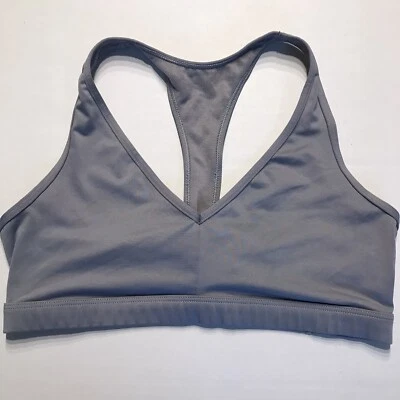 Victorias Secret Victoria Sport Sports Bra Gray Lattice Back Size  Medium - Image 1 of 4