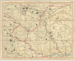 THE YORKSHIRE WOLDS. York & Ainsty Liberty. CARY 1832 antique map chart - Picture 1 of 1