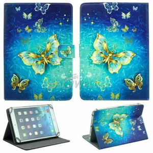 For Amazon Kindle Fire HD 7" 8" 10" Tablet Leather Stand Case Pattern Cover USA - Picture 1 of 33