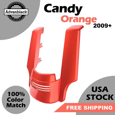 Extensión de guardabarros trasero estirado Candy Orange para Harley Davidson Touring 2009+ Foto 1 de 4