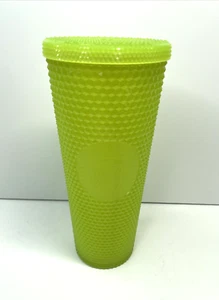 Starbucks Glow in the Dark 24 oz tazza fredda senza paglia bicchiere tazza borchiata - Foto 1 di 4