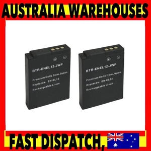 2x EN-EL12 Battery for Nikon Coolpix S31 S6000 S6100 S6150 S6200 S6300 S9600 - Picture 1 of 1