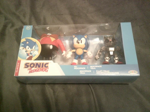 Jakks,  Mecha Sonic, Dr. Eggman, Sonic The HedgeHog , Four Inch Classic set Cover