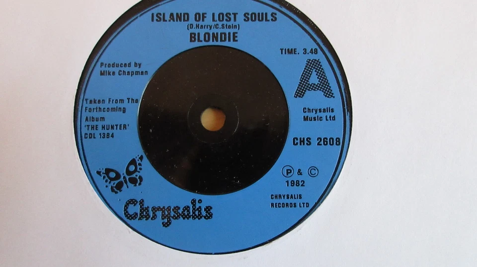 Blondie Island of Lost Souls 7" 1982 **MINT** - Image 1 of 1