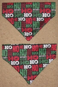 Navidad Negro Ho! Ho! Ho! Bandana para perro - 5 tallas XS - XL - Imagen 1 de 1