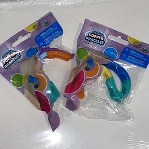 2 Packs Bubble Popper Sensory Fidget Toy Bracelet Stress Relief - Picture 1 of 6