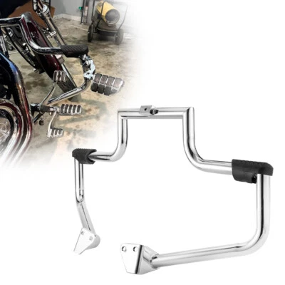Protector de motor cromado Dyna Super Wide Glide 2006-2017 barra de choque de carretera Foto 1 de 4