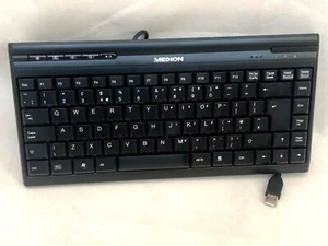 Medion 5139U Tastatur Keyboard QWERTY UK  USB schwarz NEU - Bild 1 von 6