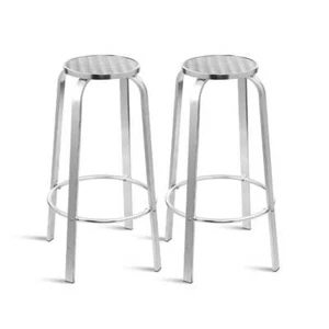 Gardeon 2x Outdoor Bar Stools Aluminum - Picture 1 of 7