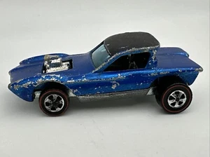 VINTAGE 1967 HOT WHEELS REDLINE MIDNIGHT BLUE PYTHON HONG KONG MADE 1:64 - Picture 1 of 13