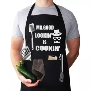 Aprons for Men, Mens Apron, Funny Aprons for Men, Funny Chef Apron, Mr. Good ... - Picture 1 of 6