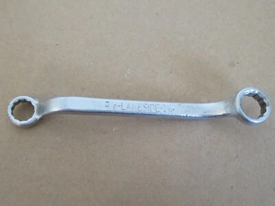 复古 Lakeside 3/8 x 7/16 偏移盒端扳手 — 第 1/4 张图片