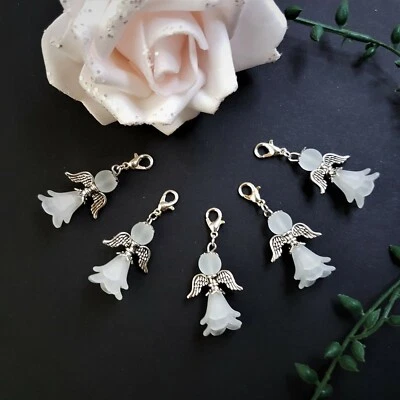 Engel Bastelset weiß mit Rock 25 50 Schutzengel Basteln Taufe Hochzeit E10RWM22 - Bild 1 von 2