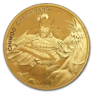 2018 South Korea 1 oz Gold BU 1 Clay Chiwoo Cheonwang Series Mintage of 2018 pcs - Bild 1 von 10
