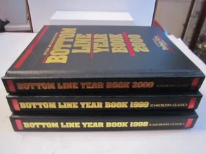 LOT OF 3 BOTTOM LINE BOOKS - 1998 1999 2000 - EXCELLENT - Picture 1 of 5