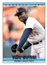 1992 Donruss #441 Tony Gwynn San Diego Padres Card