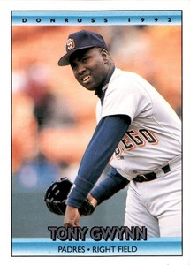 1992 Donruss #441 Tony Gwynn San Diego Padres Card