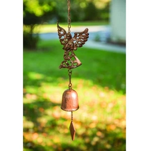 Campana in ghisa angelo inginocchiato - campana a vento 27" NUOVA - Foto 1 di 1