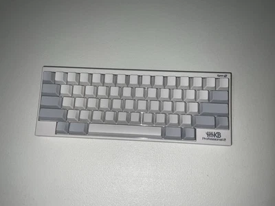 HHKB PFU LIMITED Professional 2 PD-KB400WNS White Blank Keys 45g Silent Keyboard - Image 1 of 4