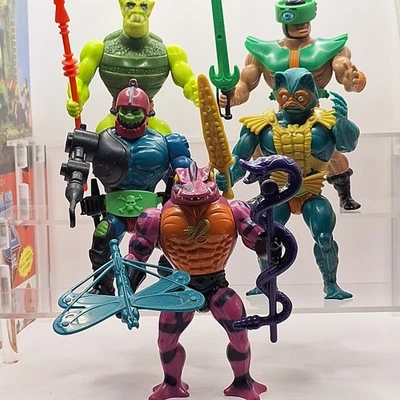 Lote 9 Figuras de Acción He-Man Originales Motu Masters Of The Universe Años 80 De Colección Foto 1 de 4