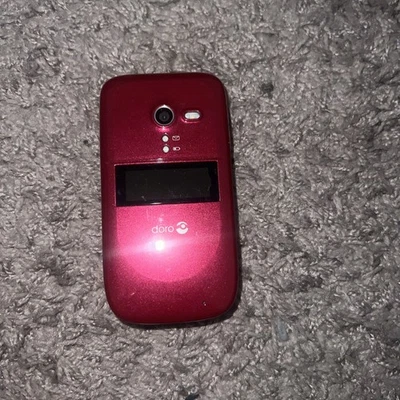 Teléfono abatible Doro PhoneEasy 626 - rojo y blanco (celular de consumo) Foto 1 de 3