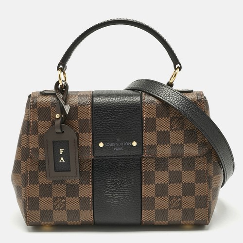 LOUIS VUITTON（LV） Borsa Louis Vuitton nera Damier Ebene in tela Bond Street BB