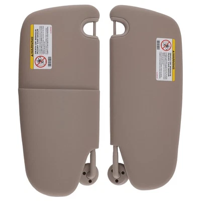 1 Pair Left + Right Sun Visor w/Mirror For 2002-2009 Dodge Ram 1500 2500 3500 - Изображение 1 из 4