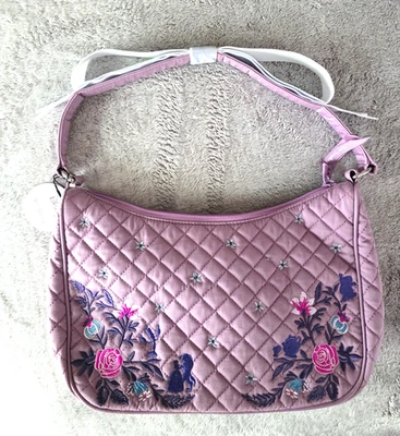 Bandolera Disney Vera Bradley Frannie Media Luna Nueva con Etiquetas La Bella y la Bestia Foto 1 de 4