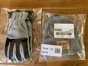 Timberland Short Watch Cap & Touchscreen Handschuh L/XL Set Neu mit Etikett - Bild 1 von 10