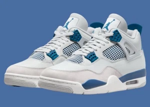 Nike Air Jordan 4 Retro 2024 AJ4 blu militare TAGLIA 13 UOMO FV5029-141 autentiche - Foto 1 di 13