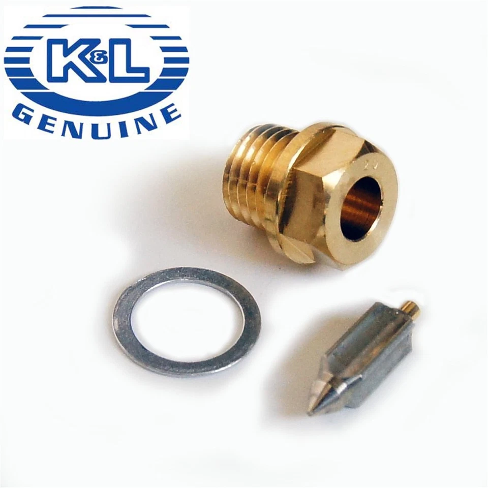 Válvula de flotador de carburador K&L aguja y asiento 1977-84 Kawasaki kz650 kz700 kz 650 OEM Foto 1 de 1